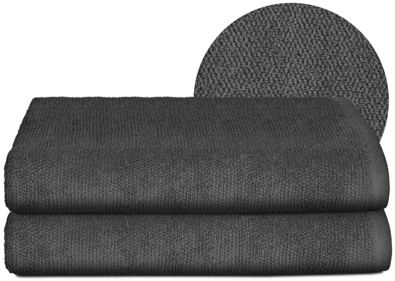 Beautex Handtuch Set Handtuch Set, Made in Europe, Frottier (Multischlaufen-Optik, Frottier Premium Set aus 100% Baumwolle 550g/m) Bild 1