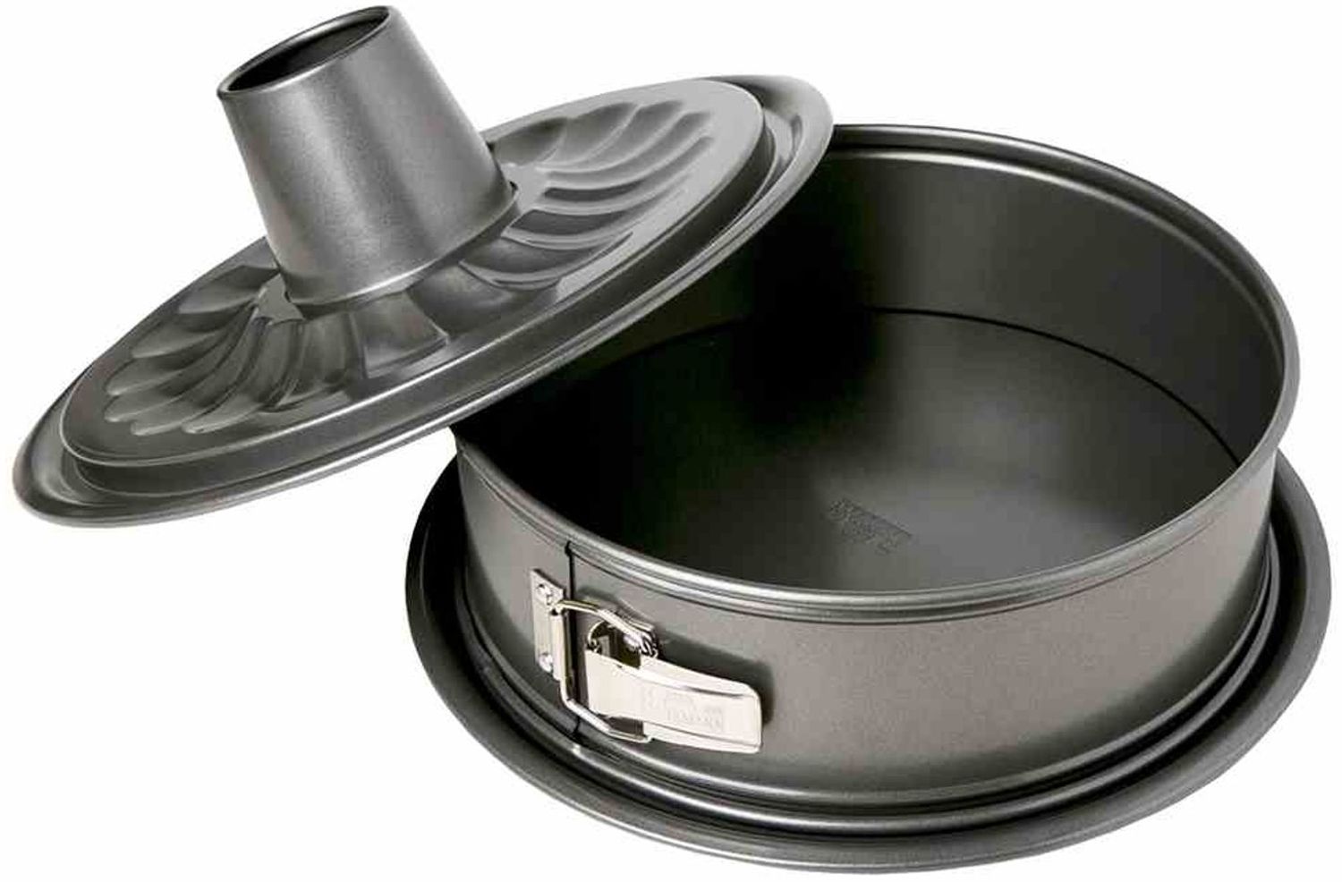 Birkmann Easy Baking Springform mit Zwei Böden, Spring Form, Kuchenform, Servierboden, Anithaft, 28 cm, 881051 Bild 1
