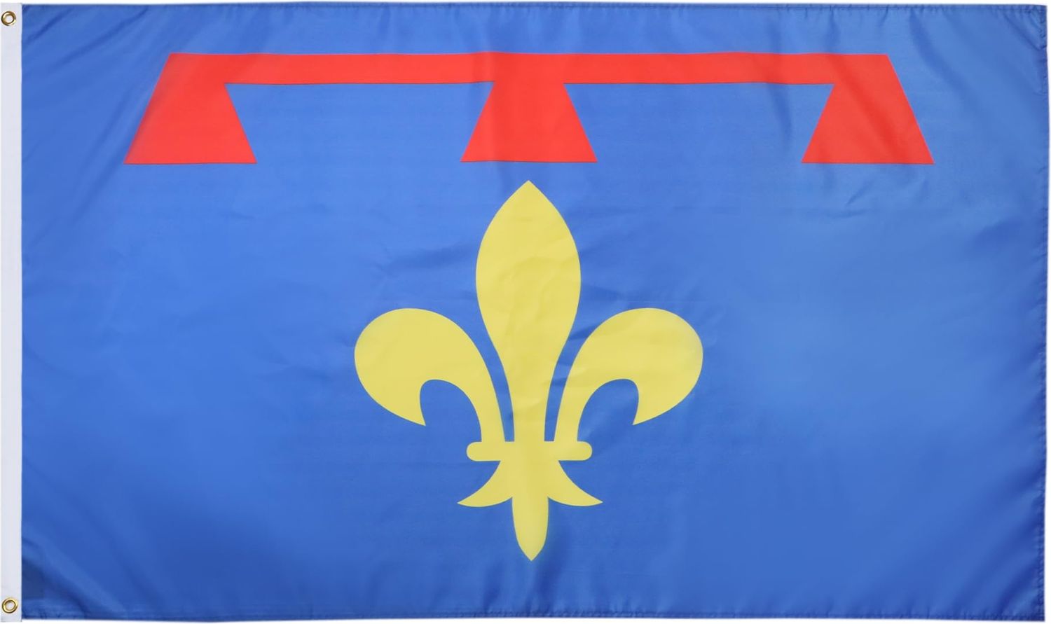 AZ FLAG - Flagge Provence Nouveau - 150x90 cm - Provence Nouveau Fahne 100% Polyester mit Messing-Ösen - 110g Bild 1