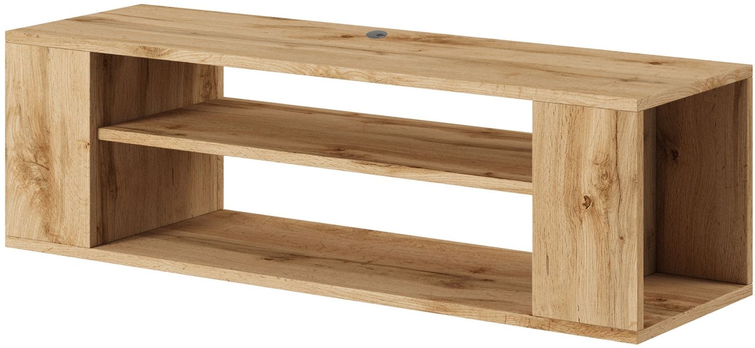 Selsey 'Wall' TV-Schrank mit 2 Fächern, Holzoptik Eiche , 100 cm Bild 1
