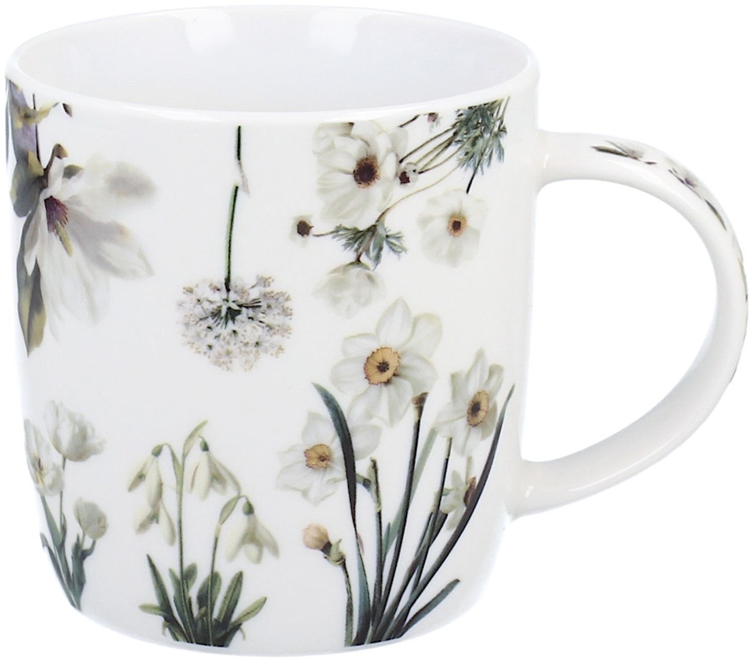 DUO Spring in bloom Becher 400 ml WHITE FLOWERS in dekorativer Box, New Bone China Porzellan Bild 1