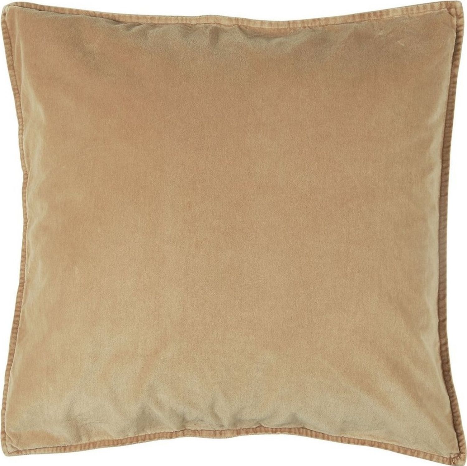 Kissenbezug Kissenhülle Samt Velour Cafe Creme Braun 52x52cm Ib Laursen 6230-77 Bild 1