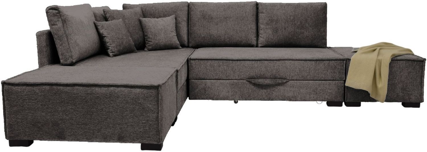 Home affaire Ecksofa Night & Day L-Form, Breite 316 cm mit Dauer-Schlaffunktion, inkl. Bettfunktion, Bettkasten und Keder, Boxspringbett 180x200 cm Bild 1