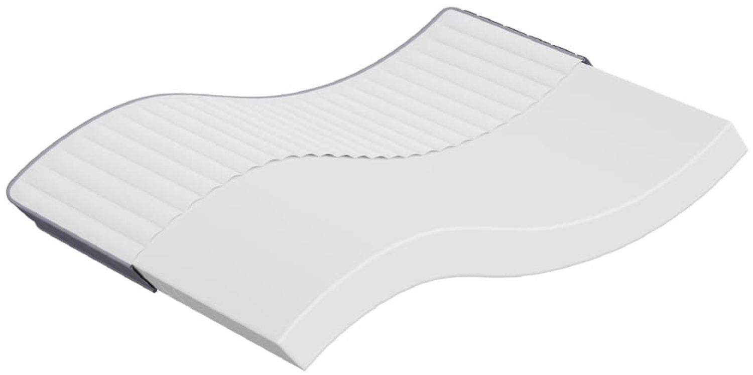 vidaXL Matratze Schaumstoff Mittelweich 140x200 cm 373024 Bild 1