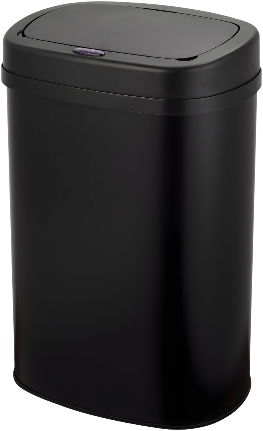 Five Stars® Mülleimer mit Sensor, Edelstahl Schwarz, 60 Liter, 72x40x29cm Bild 1