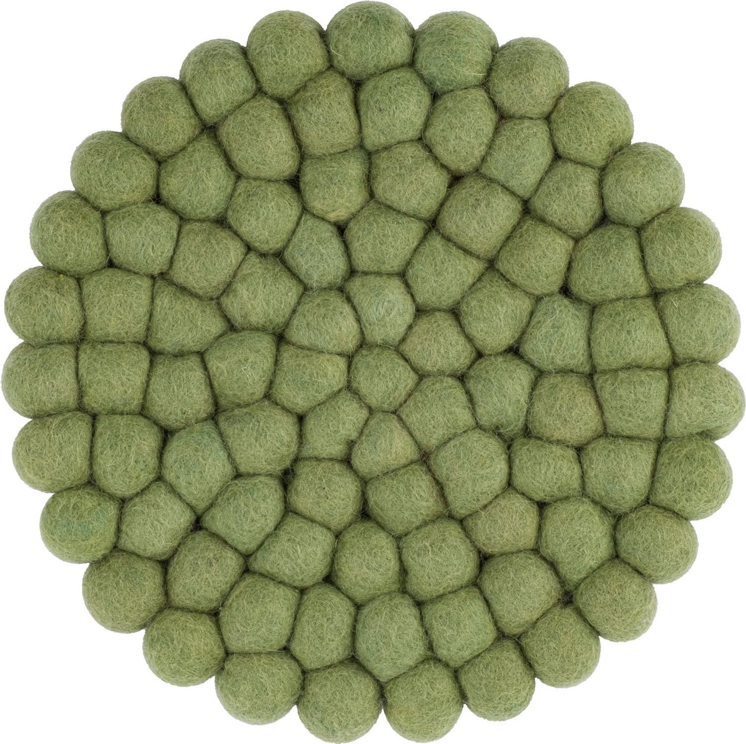 myfelt Topfuntersetzer Filzkugel Topfuntersetzer ⌀ 20 cm, Zubehör für Pfannen, Töpfe, Küchentisch, Auflaufformen, 100 % reine Schurwolle, hitzebeständig Bild 1