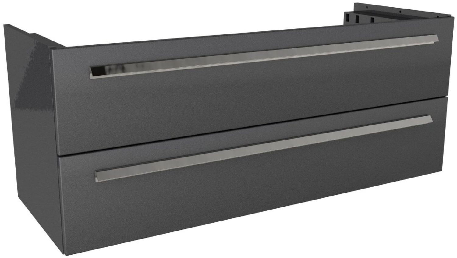 LANZET K1 Waschbeckenunterschrank 120 cm breit, Anthrazit Bild 1