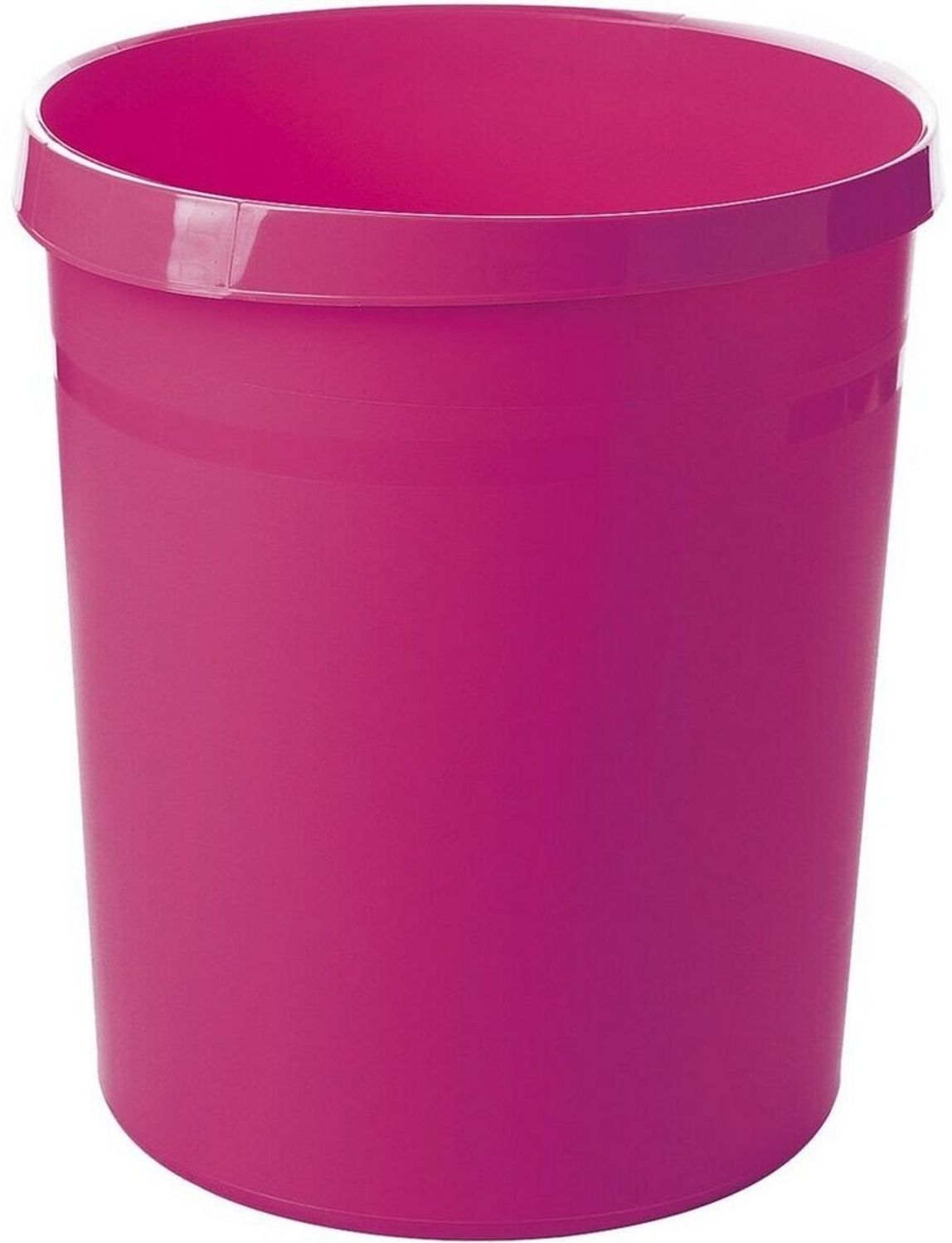 Han 'Grip' Papierkorb Grip, mit umlaufendem Griffrand und 2 Griffmulden, 18 Liter, Pink Bild 1