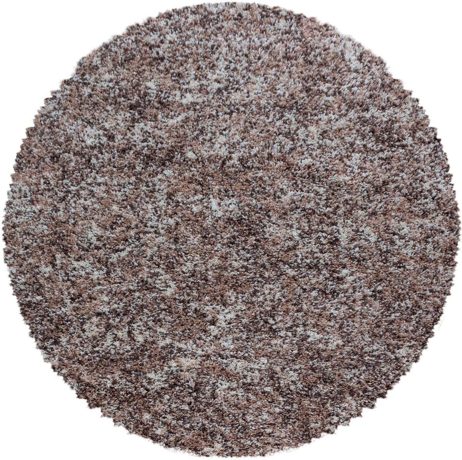 Ayyildiz Teppiche Hochflor-Teppich Enjoy Shaggy, rund, Höhe: 50 mm, melierter Langflor, Wohnzimmer Bild 1