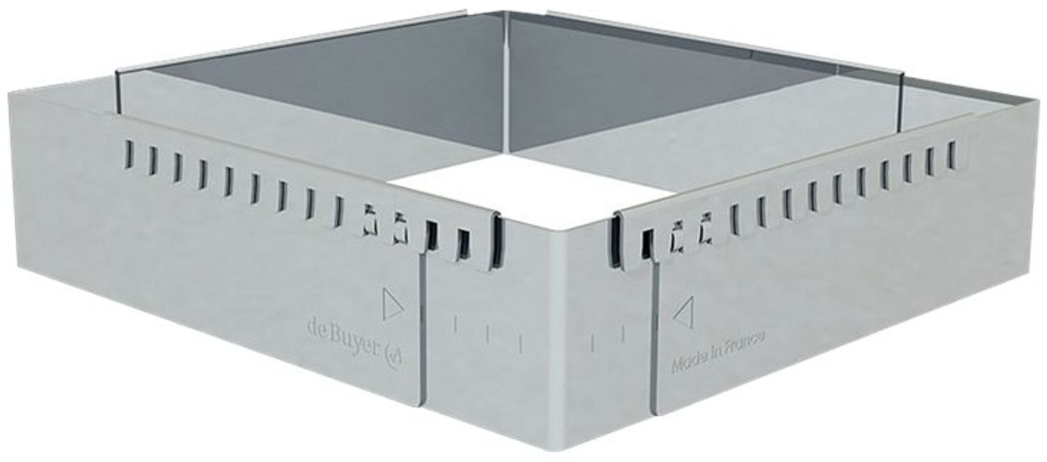 de Buyer 3013.20 Kuchenform Quadratisch Edelstahl Edelstahl 200 mm 200 mm Bild 1