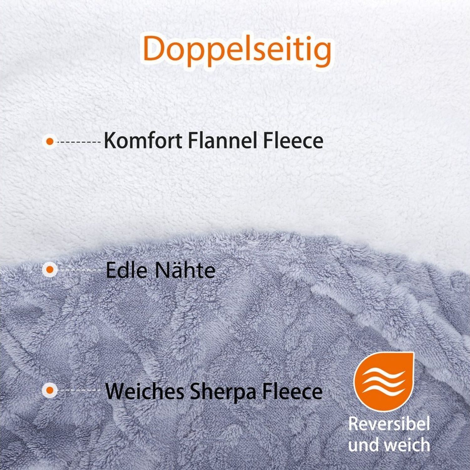 nobleza Hundematte Wasserdichte Hundedecke Flauschig und Weich Outdoor Hundedecke Bild 1