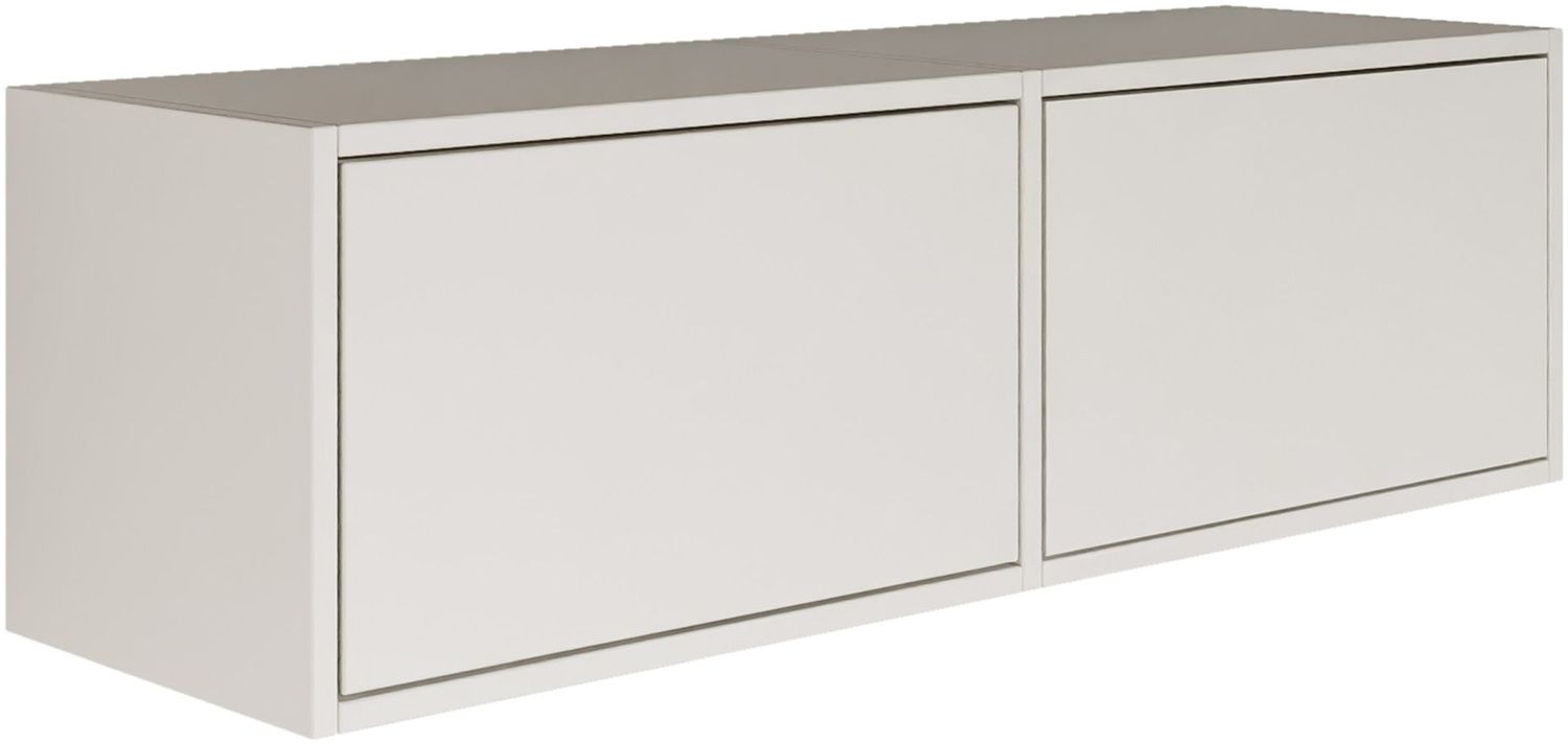 Selsey 'Framme' hängendes TV-Board mit zwei Klappen, Weiß, 100 cm Bild 1