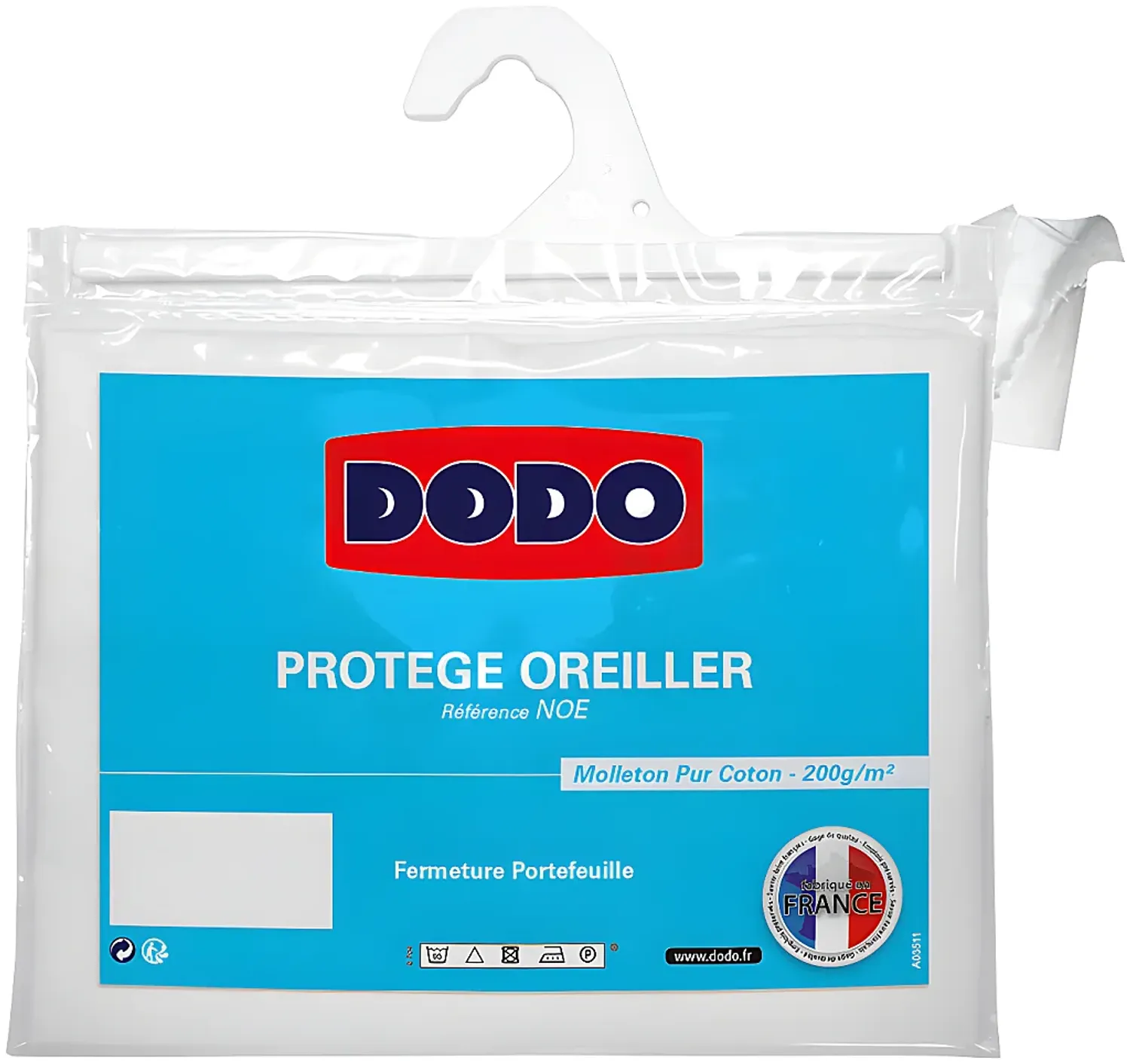 DODO - ULTRA CONFORT Schlafzimmertextilie Stoff Weiß - B 65 cm x H x L 65 cm Bild 1
