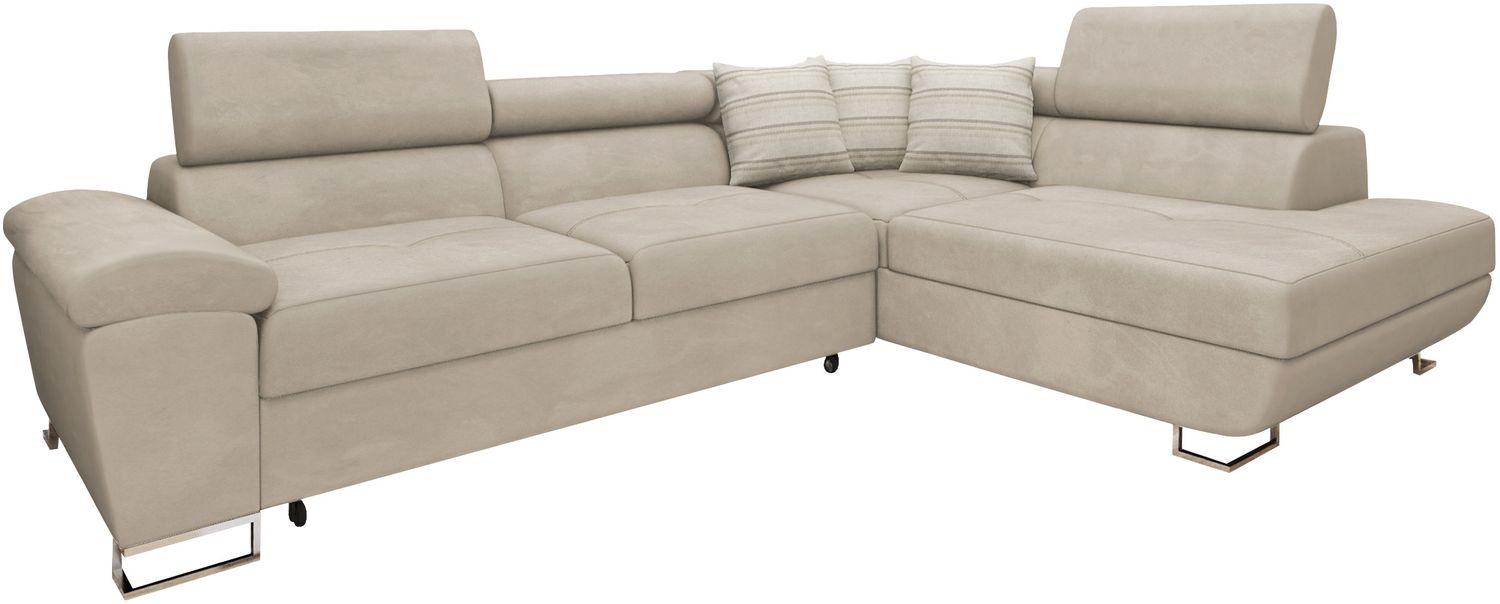 Ecksofa Cotere, Seite: Rechts, Farbe: Uttario Velvet 2979 + Uttario Velvet 2979 + Senegal 825 Bild 1