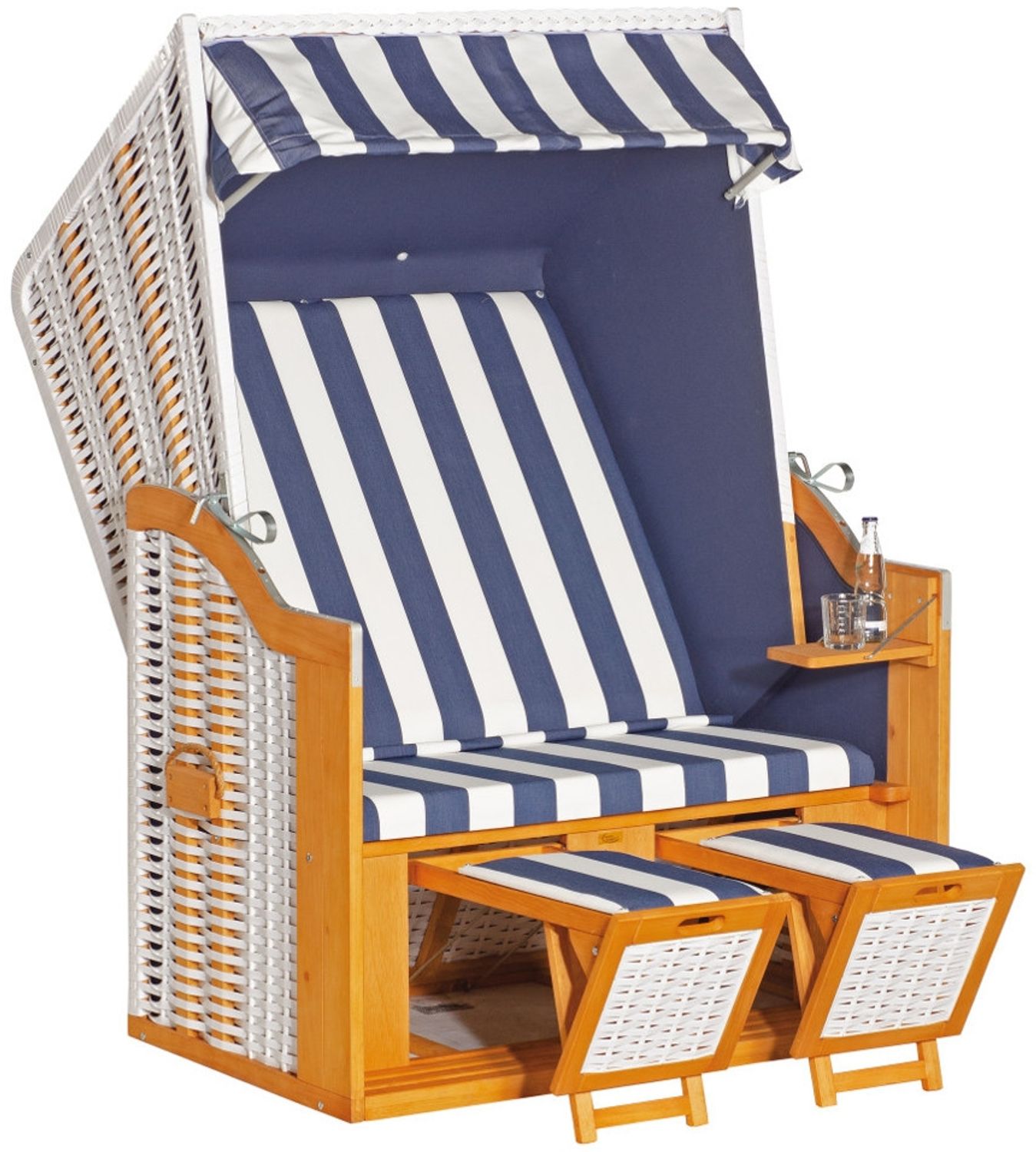 Sunny Smart Strandkorb 30 Z Pinie weiß Stoff 1080 Bild 1