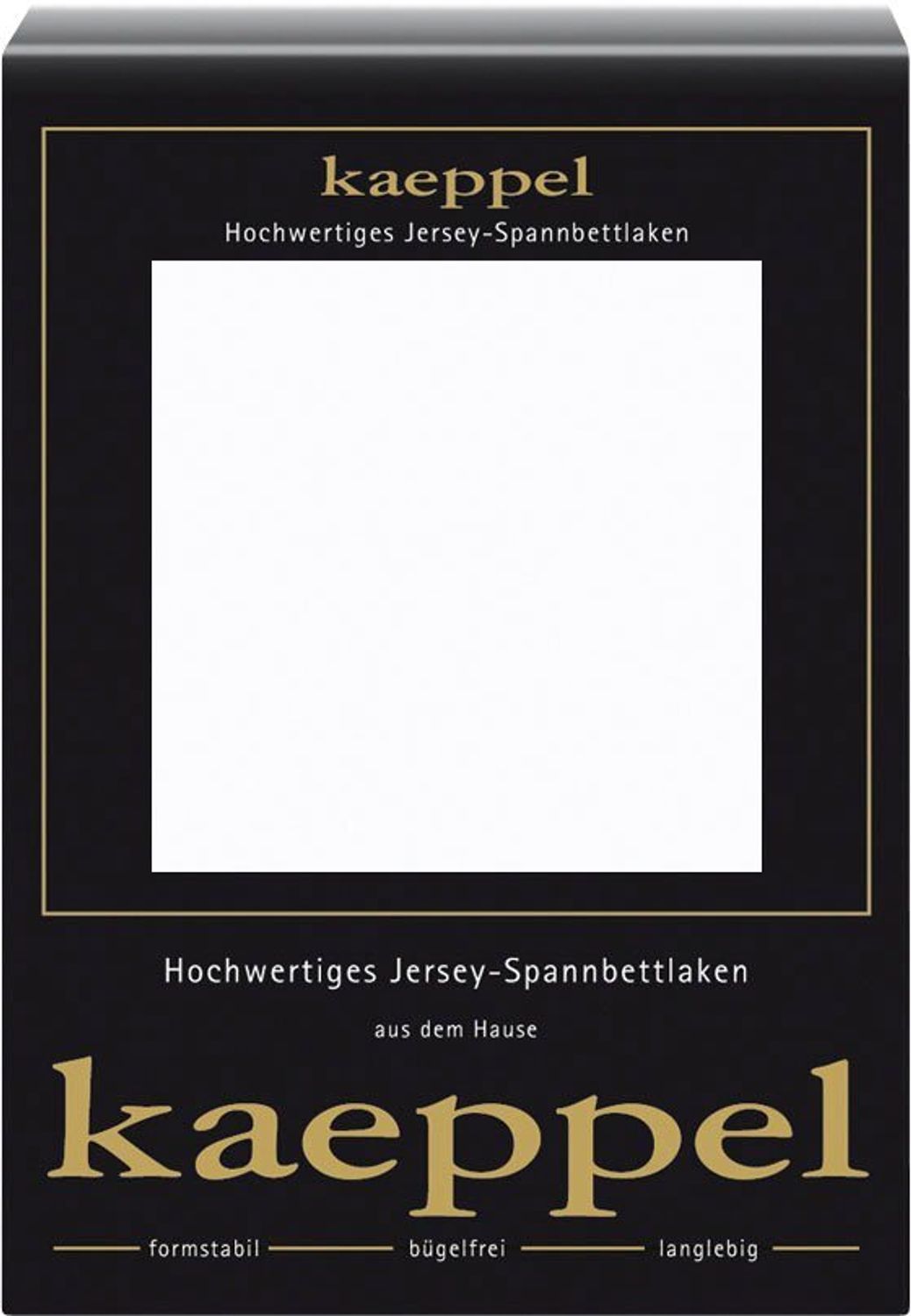 Kaeppel Spannbettlaken Single Jersey Mako Elasthan, Jersey-Elasthan, Gummizug: rundum, (1 Stück), aus 97% Baumwolle und 3% Elasthan Bild 1