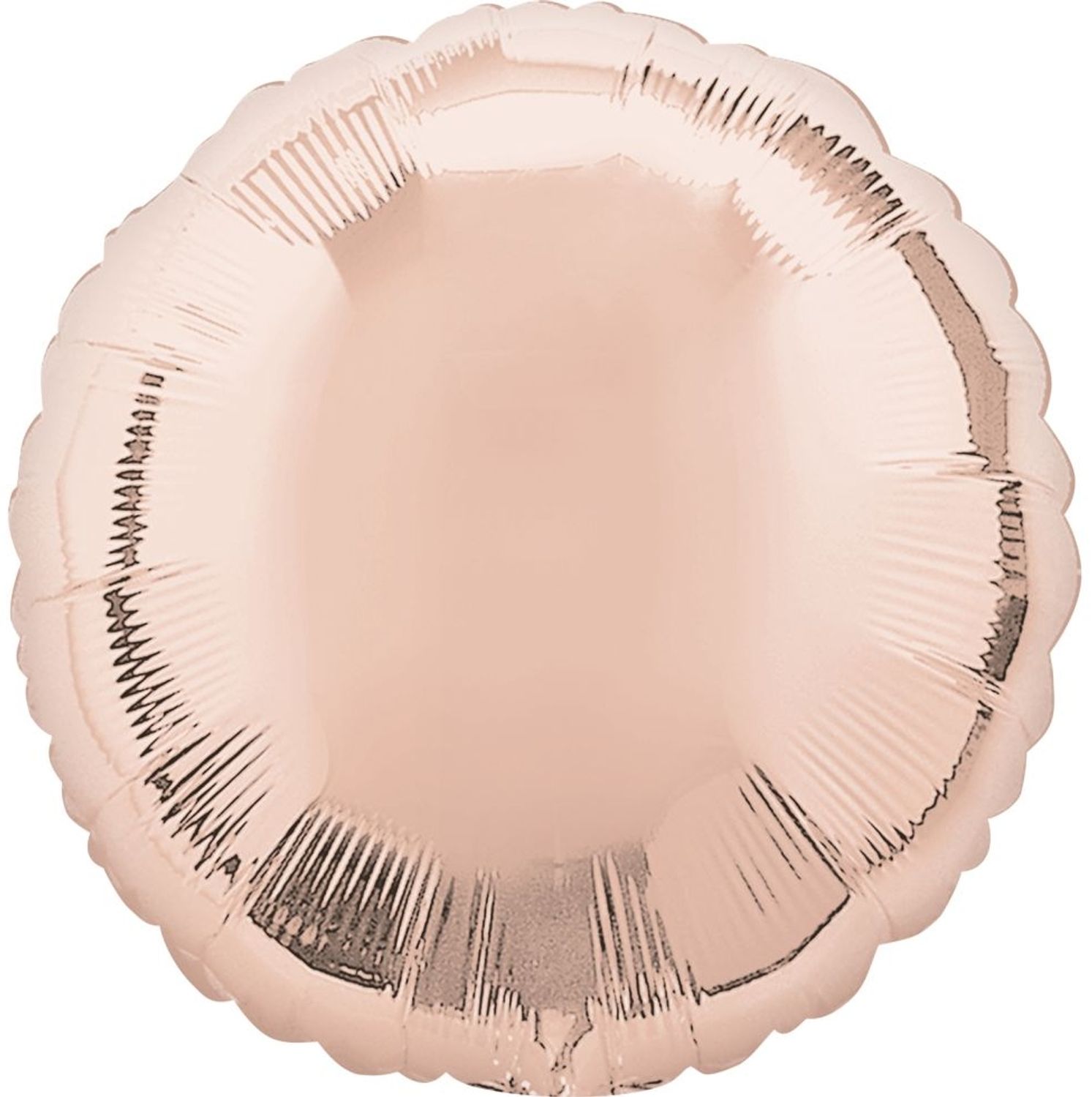 Folienballon rosegold rund 43 cm Bild 1