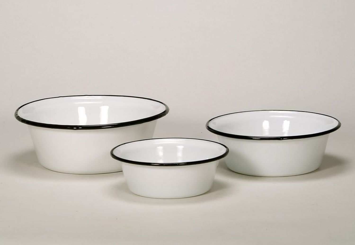 Krüger Schüssel, Emaille, (Set, 3-tlg) Bild 1