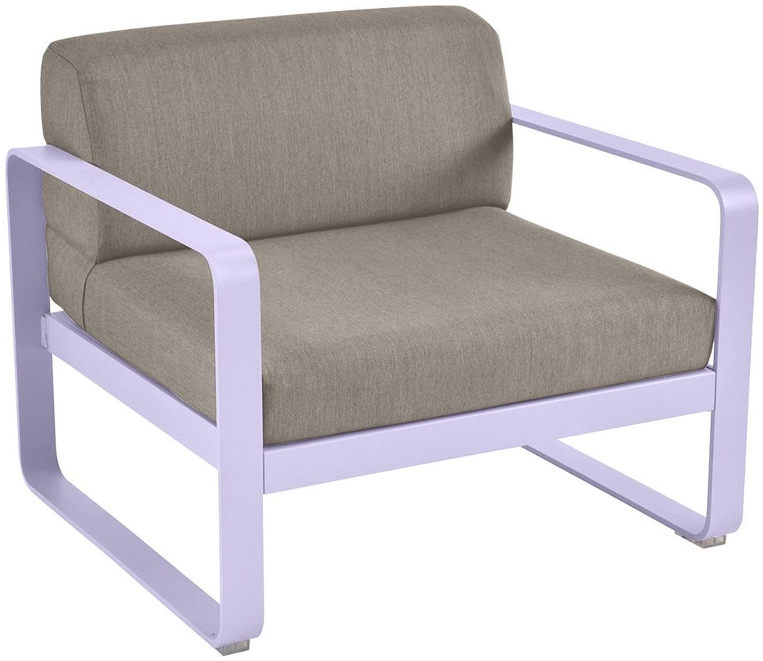 Bellevie Lounge-Sessel Outdoor D1 Marshmallow B8 Taupegrau Bild 1