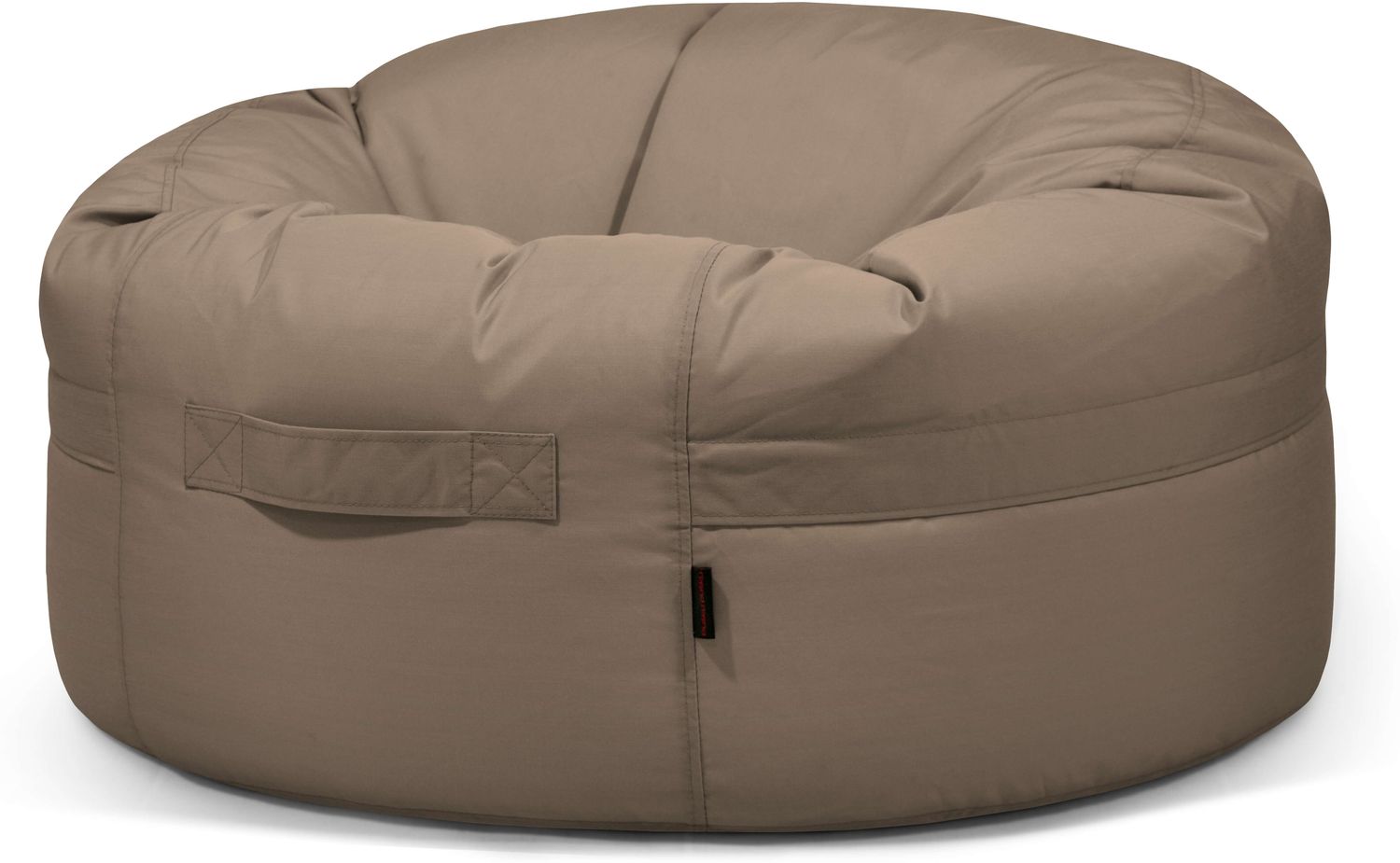 Sitzsack ‘Roll 105‘, Bezugstoff - Colorin, 100% Olefin, Taupe, 50x105x105 cm. Bild 1