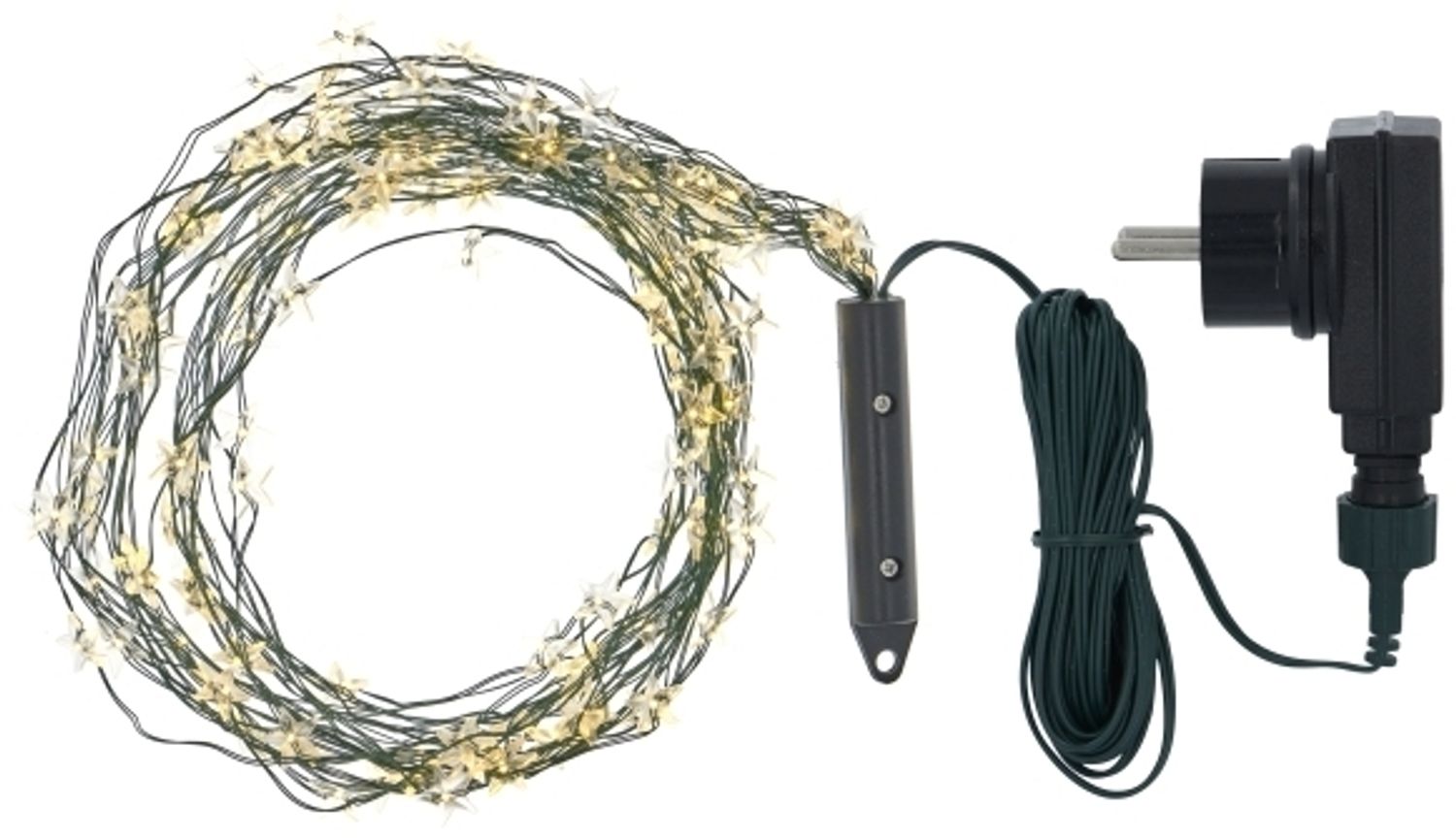 Sirius Trille Sternen-Lichterkette - 125 LEDs - Klar/Grün Bild 1