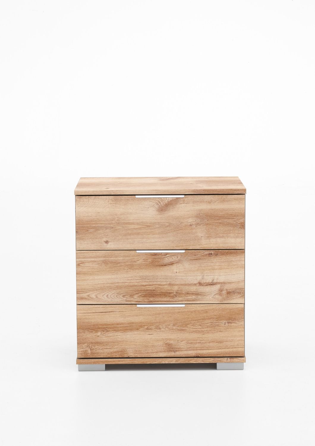 Nachtkommode >Easy Plus< (BxHxT: 52x58x38 cm) in Plankeneiche - 52x58x38 (BxHxT) Bild 1