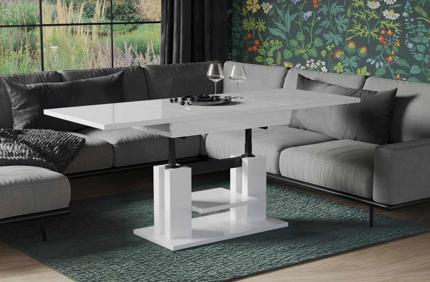 Ausziehbarer Couchtisch Iso Bild 1