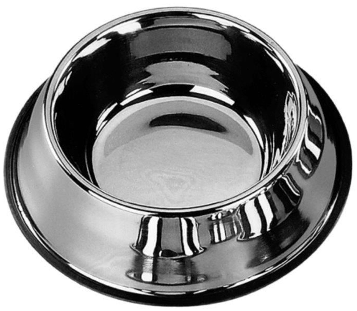 Nobby Hundenapf Edelstahl rutschfest Ø 23 cm - 950 ml silber Bild 1
