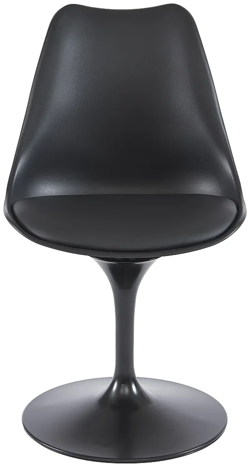 Vente-unique - XAFY Stuhl Plastik Schwarz - B 56,5 cm x H 82 cm x L 49 cm Bild 1