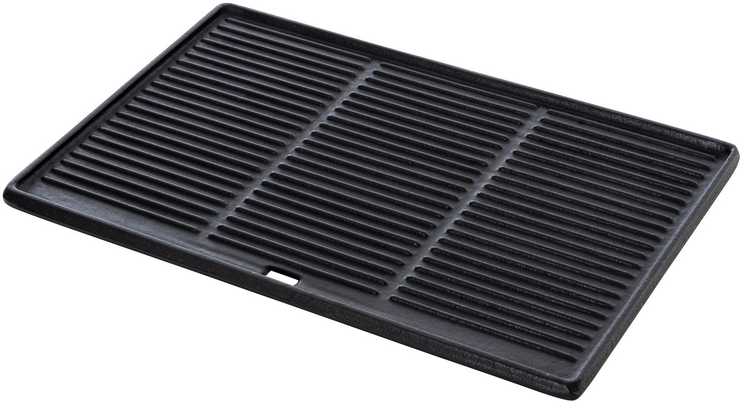 CLP Grillplatte emailliert, Gusseisen anthrazit, 48,5 x 32 x 1,5 cm Bild 1