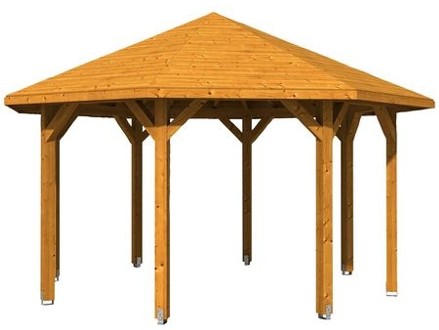 SKANHOLZ Pavillon, Zeltdach, achteckig, BxT: 484x484 cm Gartenpavillon Bild 1