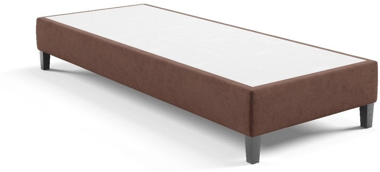 Best for Home Boxspringbett Hotelbett, Gästebett, Rahmenbett, Einzelbett, Bettgestell, Massivholz (Seniorenbett, Matratze, Jugendbett, Kinderbett, 70x200 80x200 90x200 100x200 cm), Komfortbett, Boxspringgestell, Verschiedene Liefermöglichkeiten Bild 1