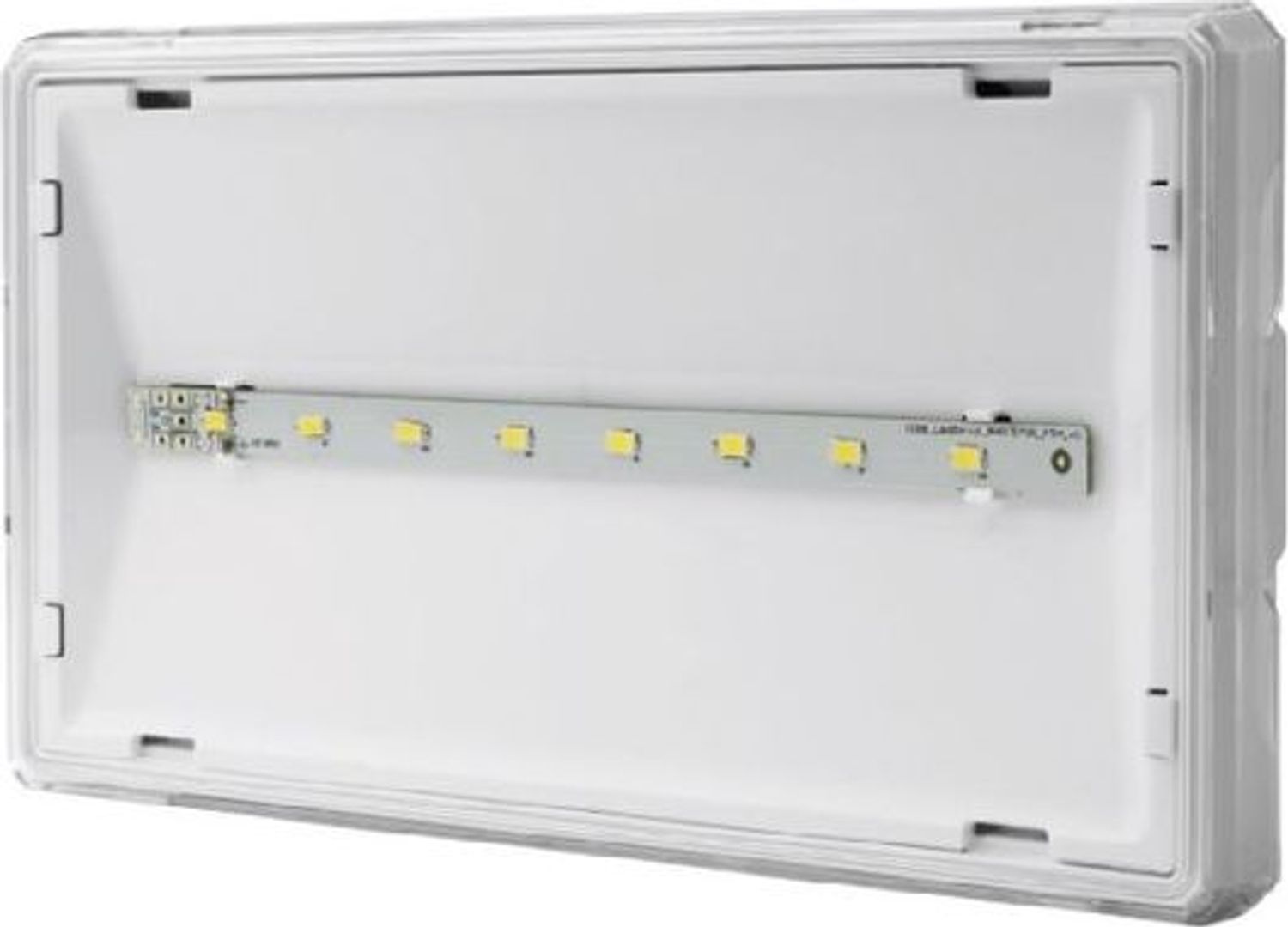 AWEX Notleuchte EXIT S IP65 ECO LED 3W 310lm 1h Einzelsystem weiß ETS/3W/E/1/SE/PT/WH Bild 1