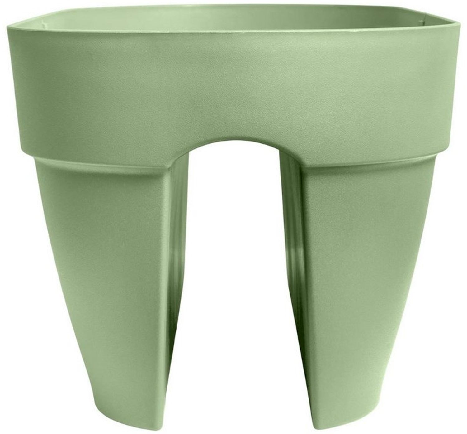 Elho Pflanzkübel elho vibia campana Blumenbrücke 60cm – Balkon Blumenkasten Grün (1 St) Bild 1