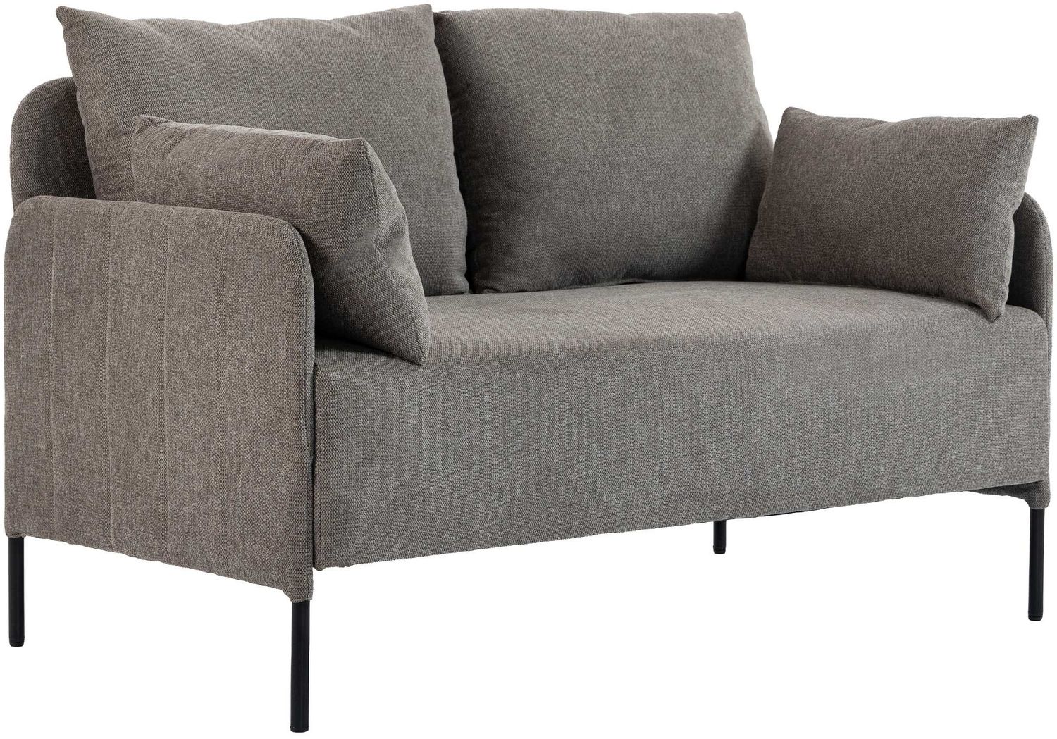 CLP Couch 2-Sitzer Ziden mit bequemen Kissen bis 300 kg belastbar,taupe Bild 1