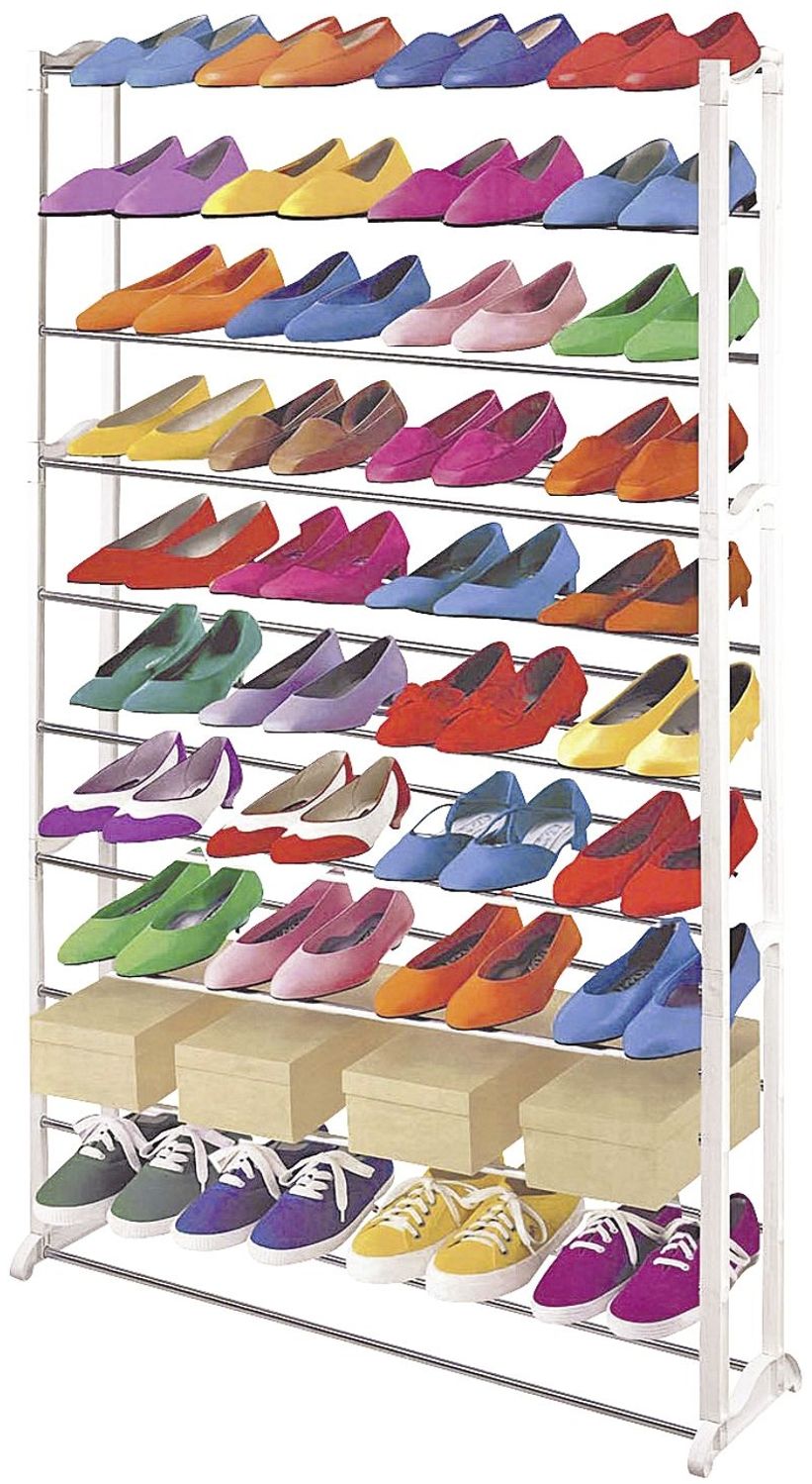 Schuhregal bis 40 Paar Schuhe Schuhständer Schuhschrank Regal Stecksystem Leicht Bild 1