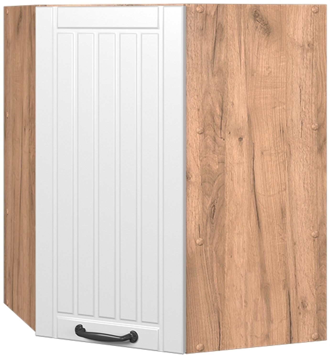 Eckhängeschrank Fame-Line Weiß Landhaus 57 cm Vicco Bild 1