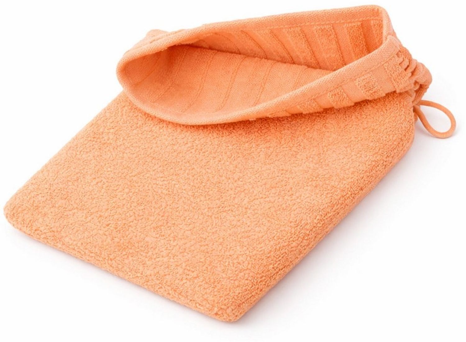Casa Colori Waschlappen Uni, (1-St), Hohe Farbbrillanz, Einfache Pflege Bild 1