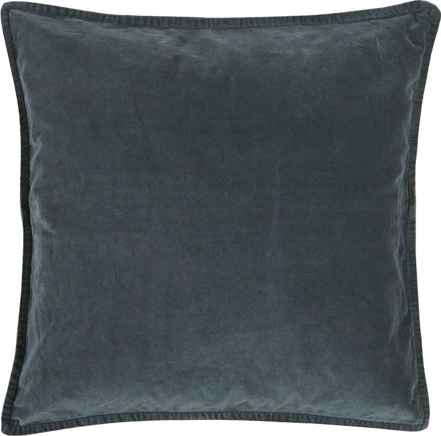 Kissenbezug Kissenhülle Samt Velour Blau Historical Blue 52x52cm Laursen 6230-69 Bild 1