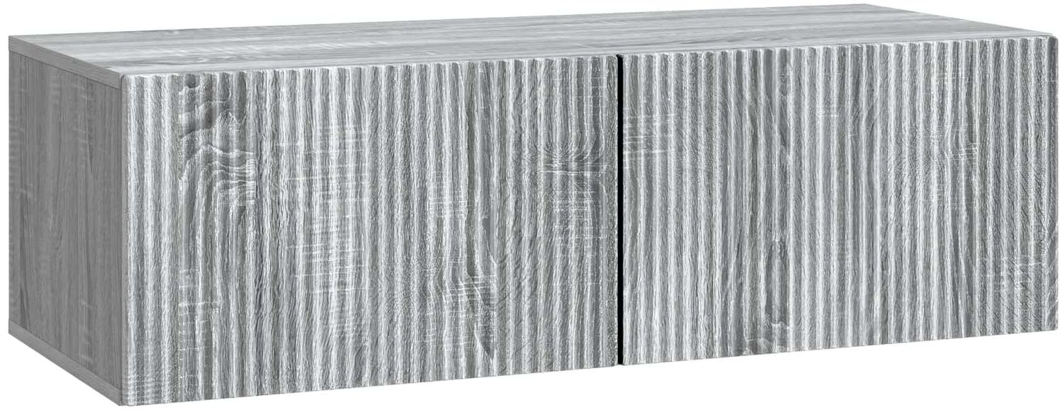 vidaXL Wandmontierter TV-Schrank Graues Sonoma 98 x 41 x 30 cm 898531 Bild 1