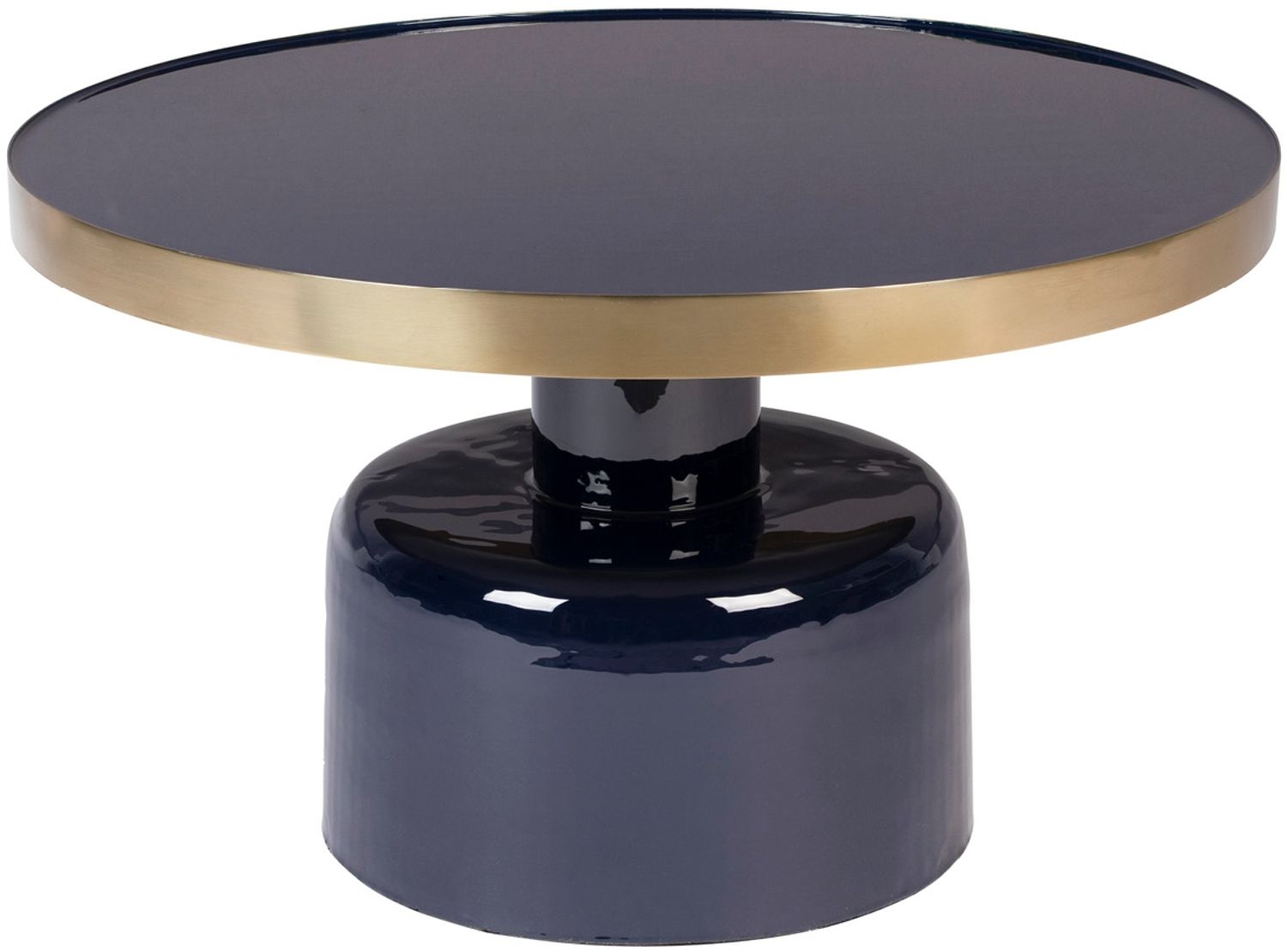 Couchtisch GLAM BLAU von ZUIVER Ø 60 cm Bild 1