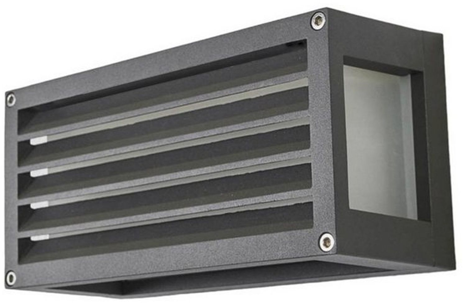 Lucande Außen-Wandleuchte Aurelien, Metall, Schwarz IP54, 1 x 15 W LED Bild 1