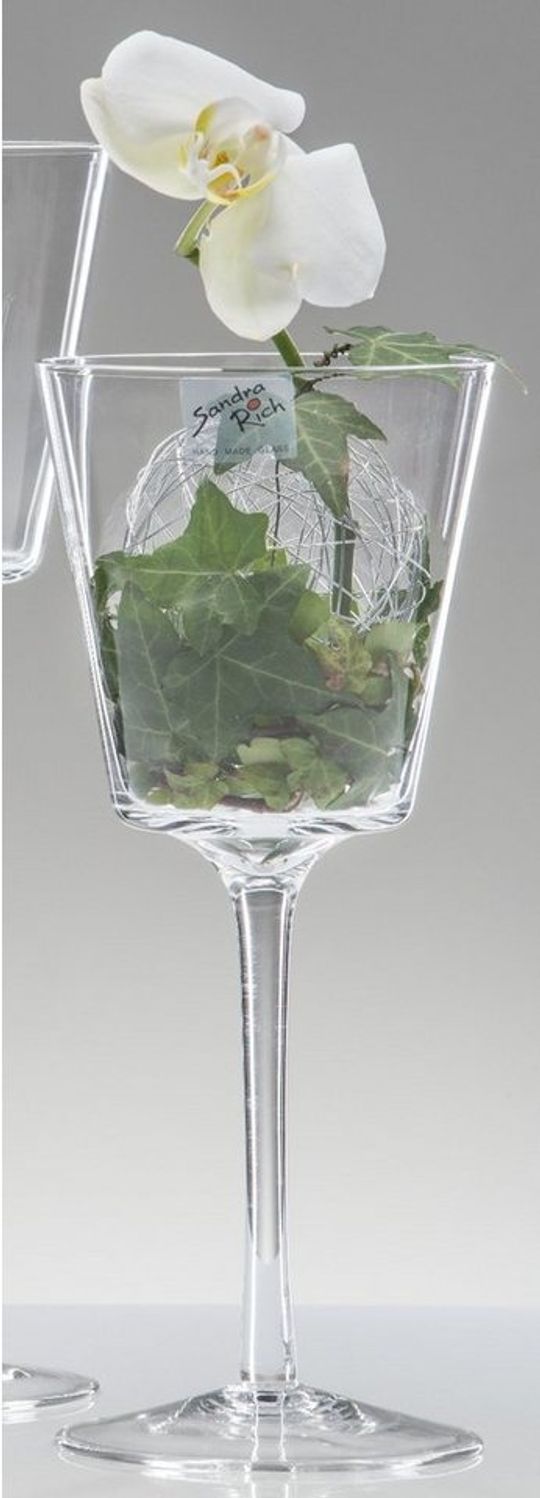 Sandra Rich Schale Glasschale Coni konisch mit Fuß von Sandra Rich, Glas Bild 1