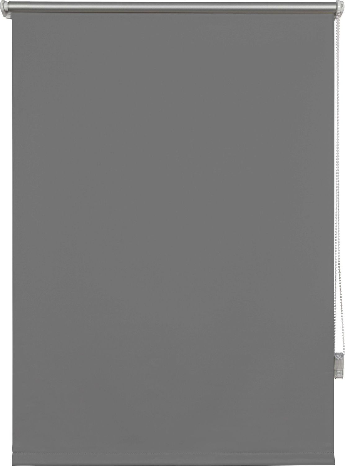 ondeco Thermo-Rollo ohne Bohren, Verdunkelung für Fenster und Türen, Sonnenschutz Fenster innen, Sichtschutz Seitenzugrollo lichtundurchlässig - 75x160 cm - Grau Bild 1