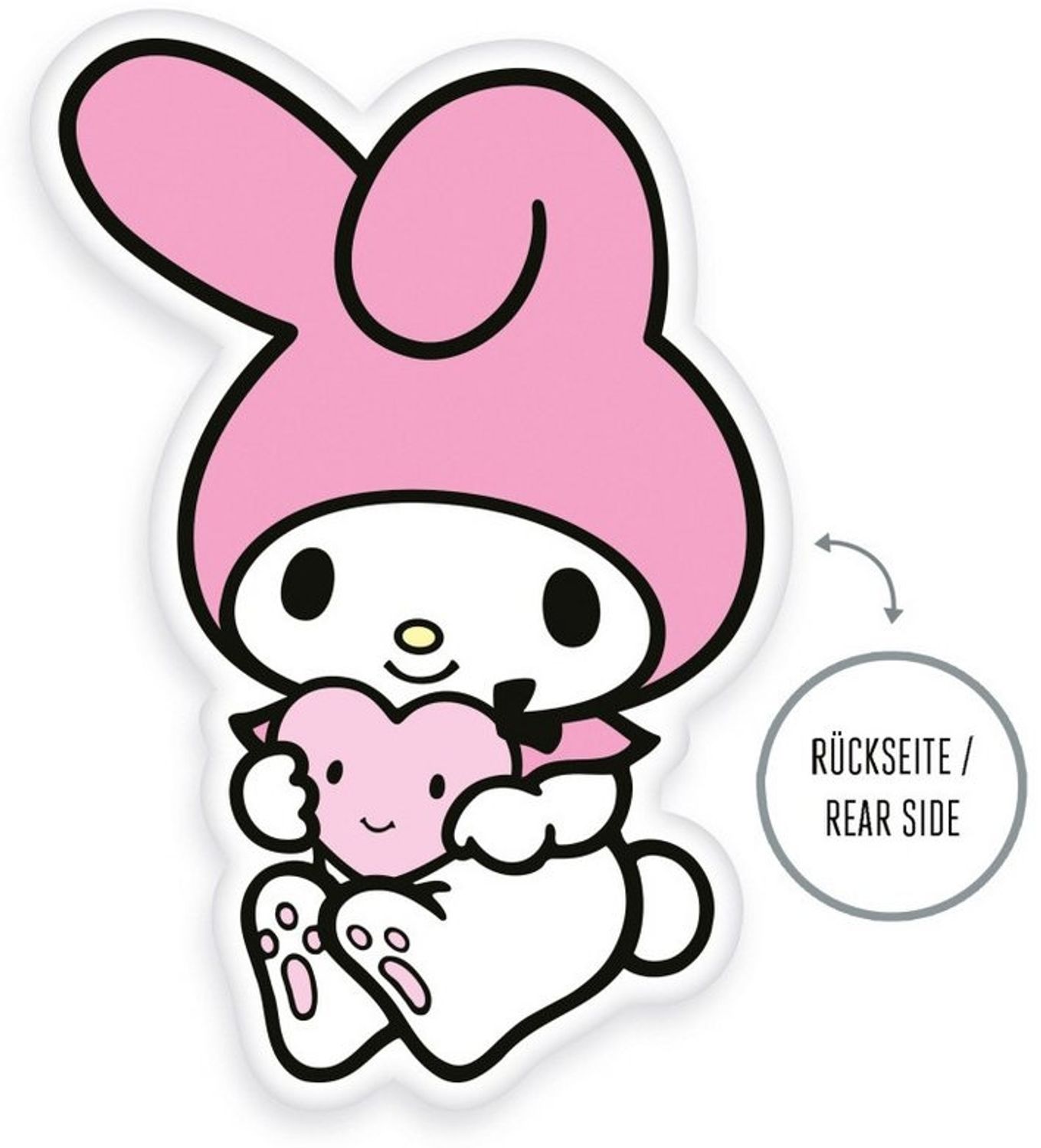 Herding Dekokissen Sanrio Dekokissen My Melody Heart 36 cm Bild 1
