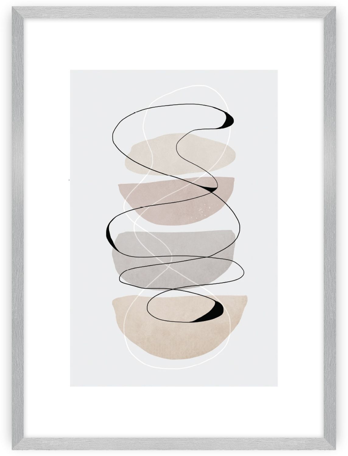 Dekoria Poster Abstract Lines II Bild 1