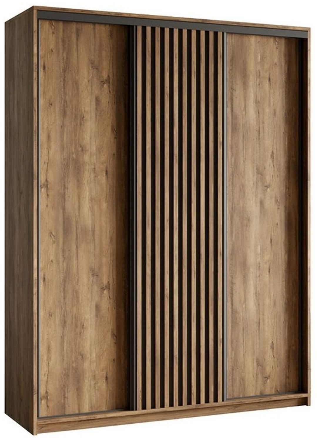 Masseno Schwebetürenschrank VONTE Kleiderschrank mit Schubladen Schrank Schlafzimmerschrank Bild 1