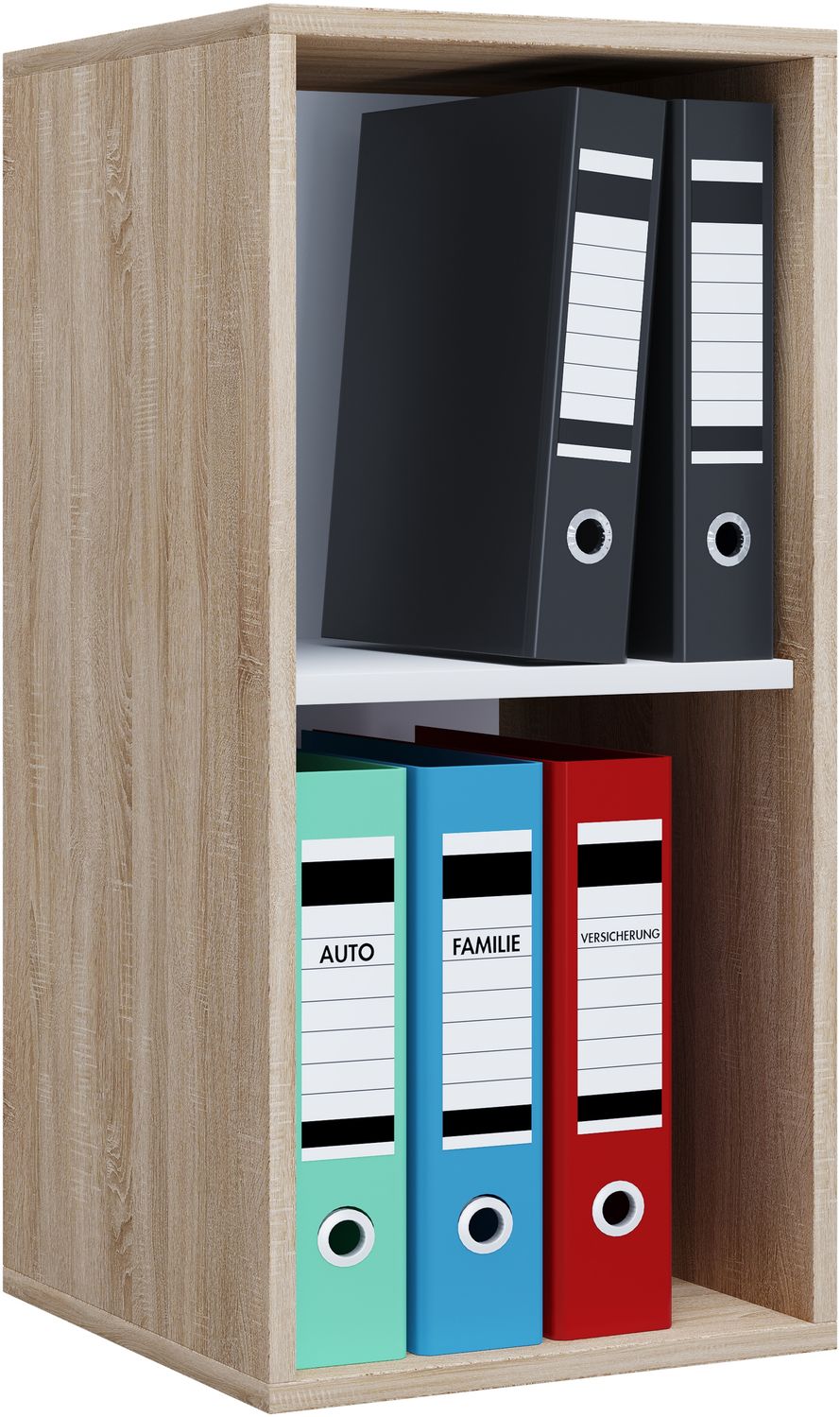 VCM Büroregal & Bücherregal Lona 917843 Sonoma-Eiche H. 74 x B. 35 x T. 37 cm Bild 1