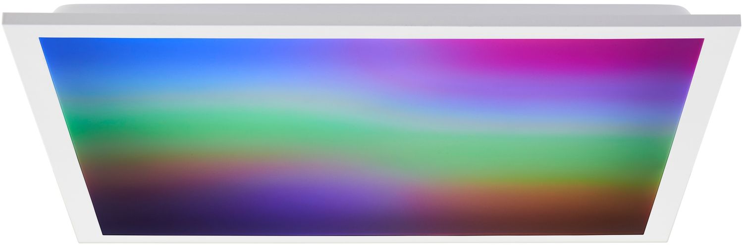 BRILLIANT 45 x 45 cm, 2500 lm, 3000-6500 K, IC-RGB, dimmbar, Aluminium, weiß 45 x 45 cm, 2500 lm, 3000-6500 K, IC-RGB, dimmbar, Aluminium, weiß Bild 1