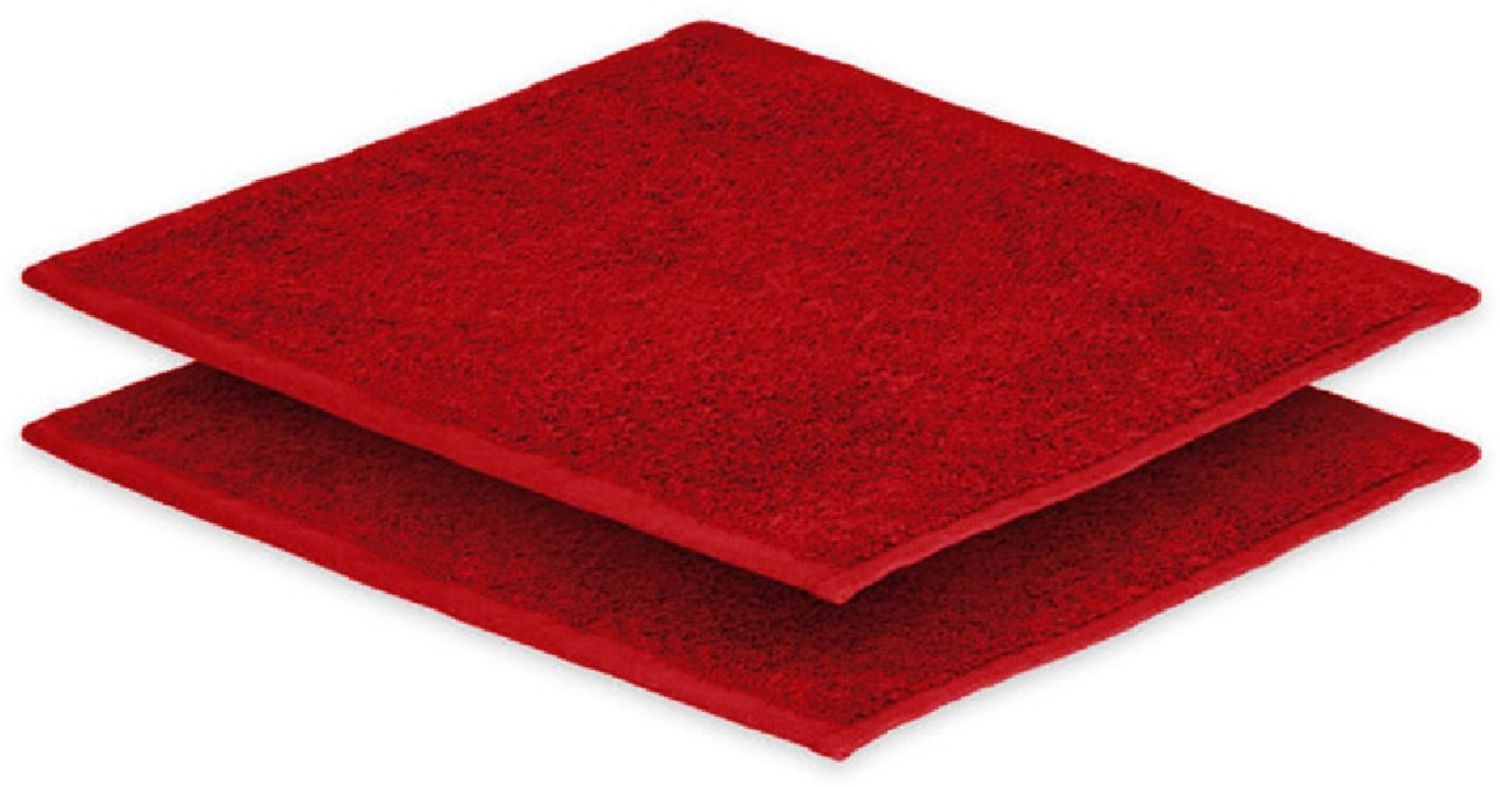 2 x Seiftuch 30 x 30 cm 500g/m² Rot Bild 1